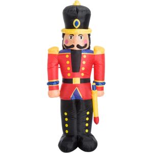 HOMCOM 6’ Nutcracker Toy Soldier