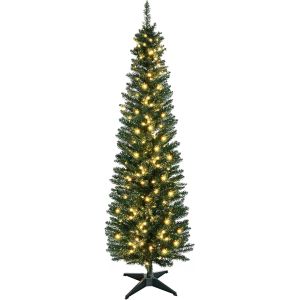 HOMCOM 6' Tall Artificial Christmas Tree